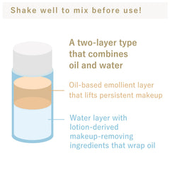 Bifesta waterproof makeup removal shows effective removal without tugging.