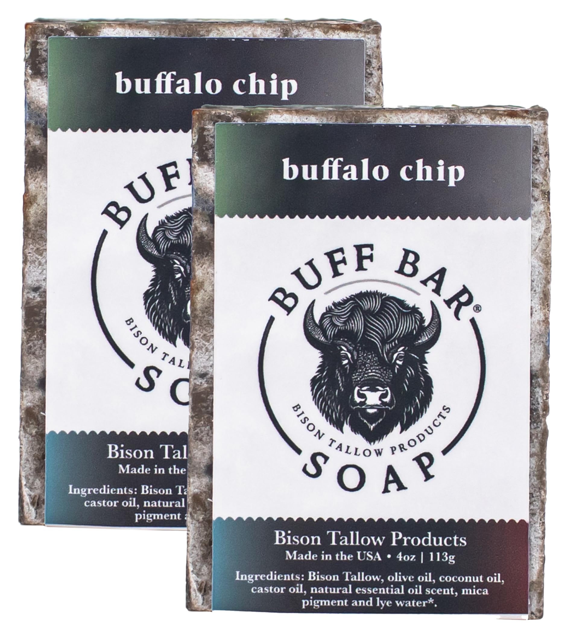 Big Crazy Buffalo Trail Ride Scent soap bar nourishes and refreshes skin after outdoor activities.