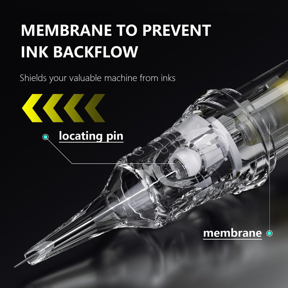 BIGWASP no-backflow membrane protects the machine from ink.