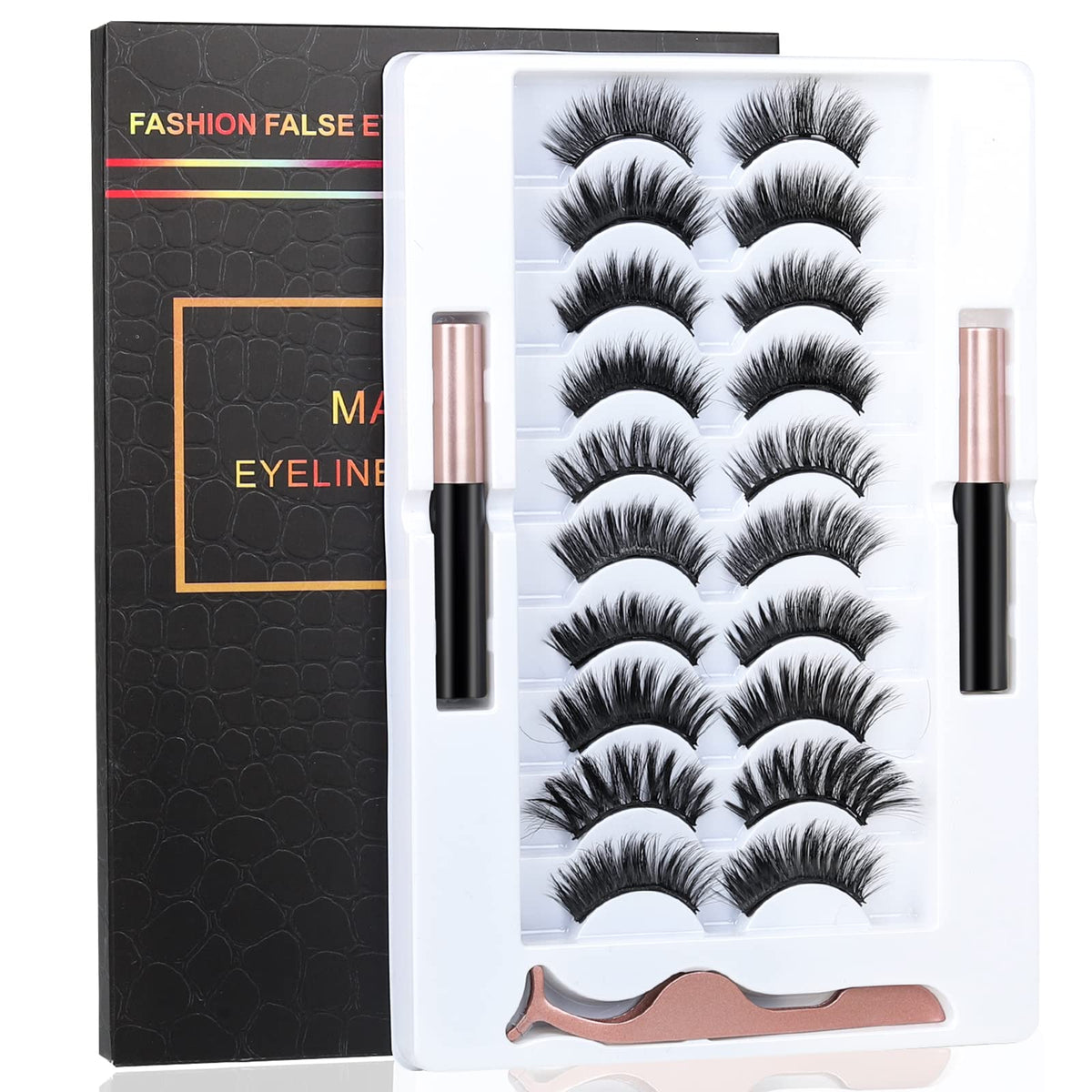BILEYCHA Upgrade 3D magnetic eyelashes for a natural daily look