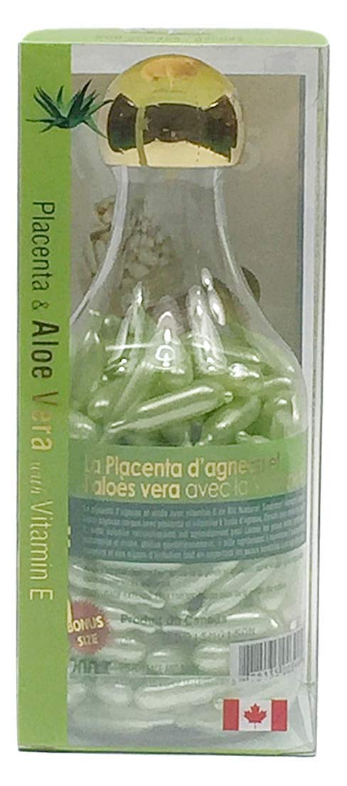 Bill Natural Sources Lamb Placenta Aloe face oil bottle for sensitive skin care.