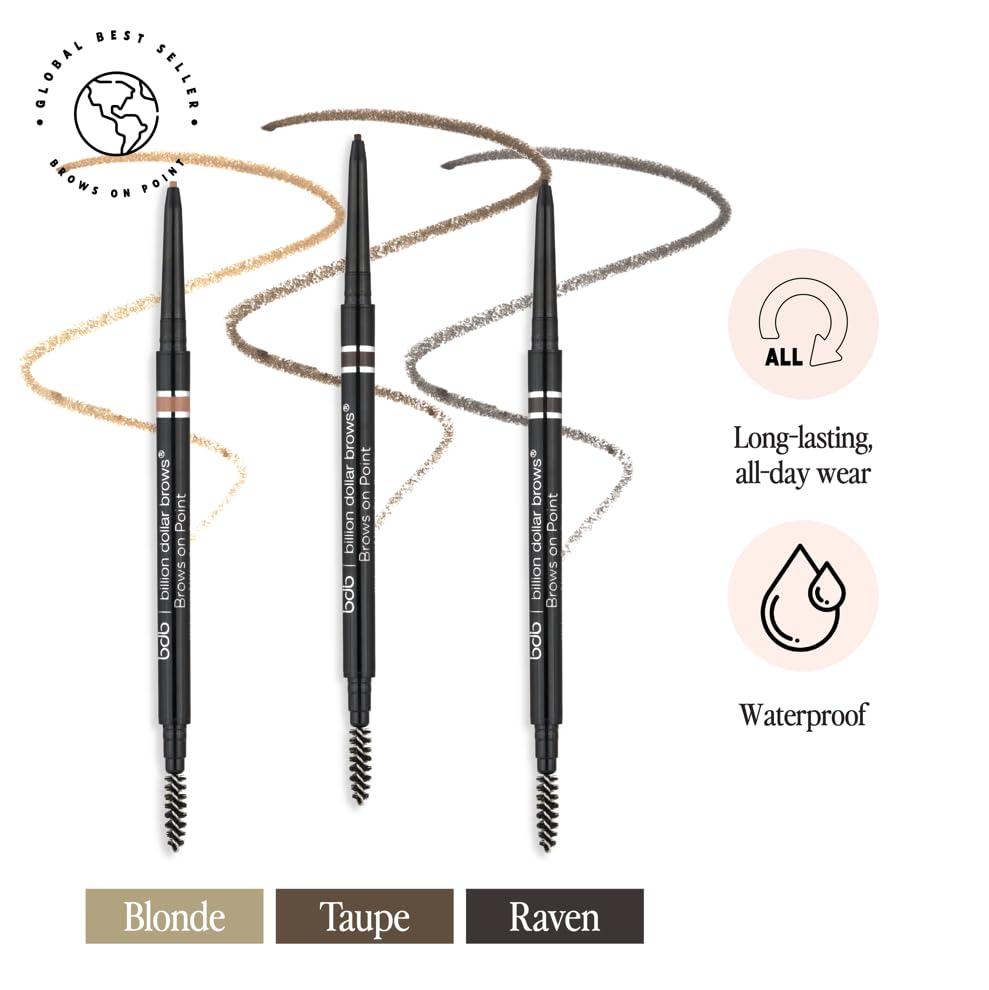 Billion Dollar Brows bdb Brows on Point waterproof formula stands up to sweat and humidity