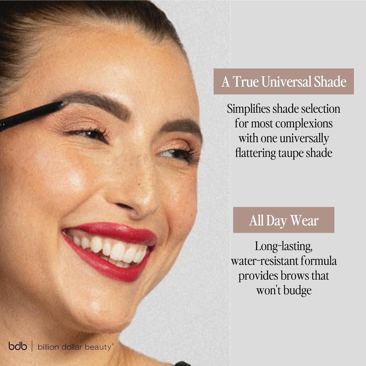Billion Dollar Brows bdb Universal Eyebrow Pencil 4-pack for versatile storage.