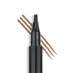 BDB Waterproof Brow Pen resists smudging through coffee and daily tasks.