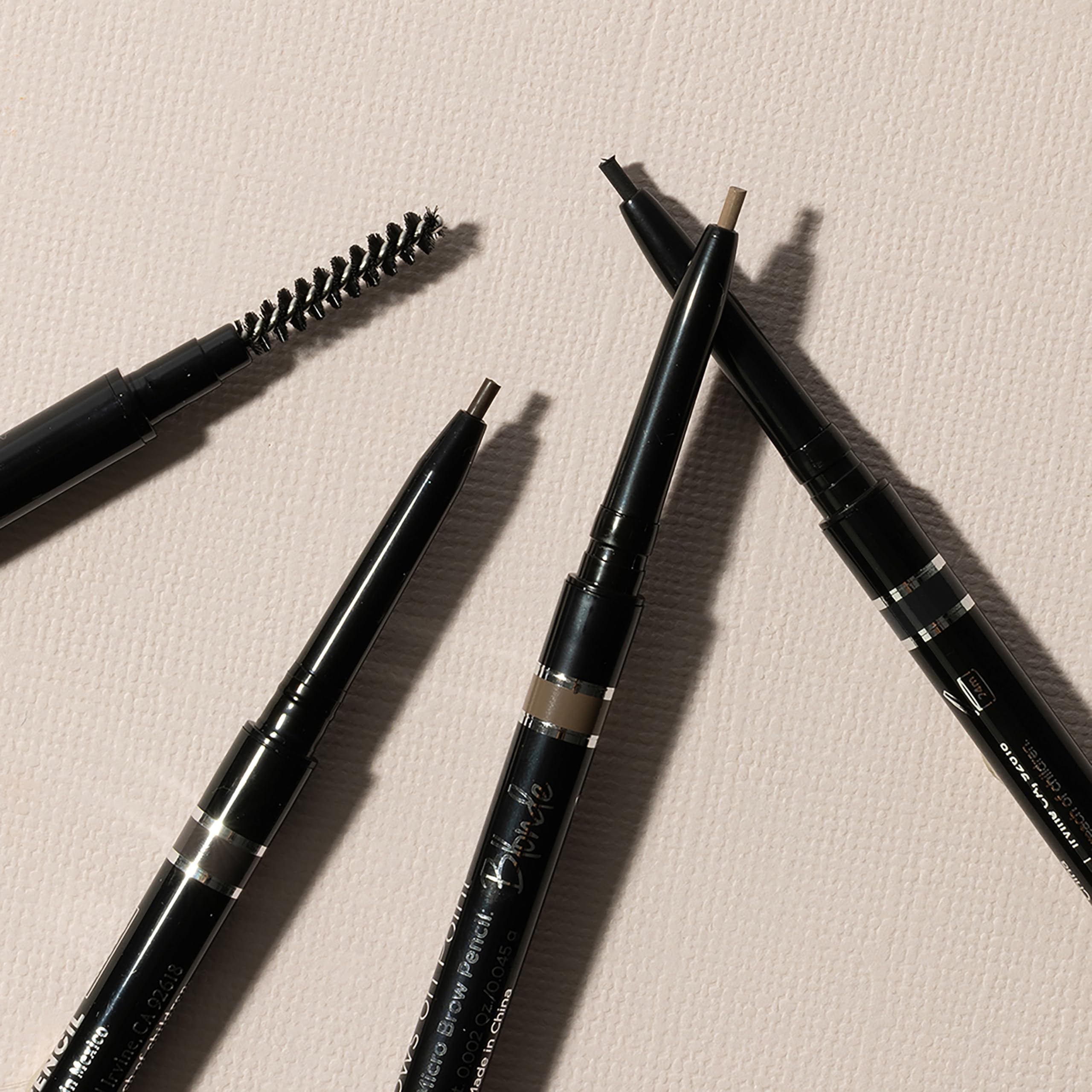 Billion Dollar Brows before and after Taupe micro brow pencil effect