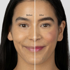 Billion Dollar Brows color-matching triangle tip aligns with hair tone