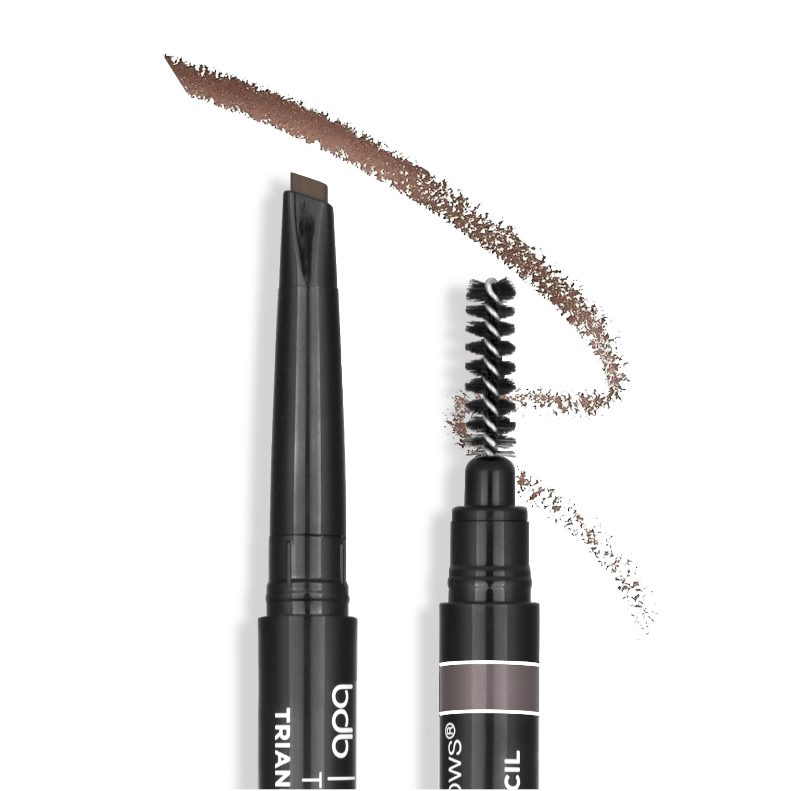 Billion Dollar Brows dual-ended tool with built-in spoolie for blending