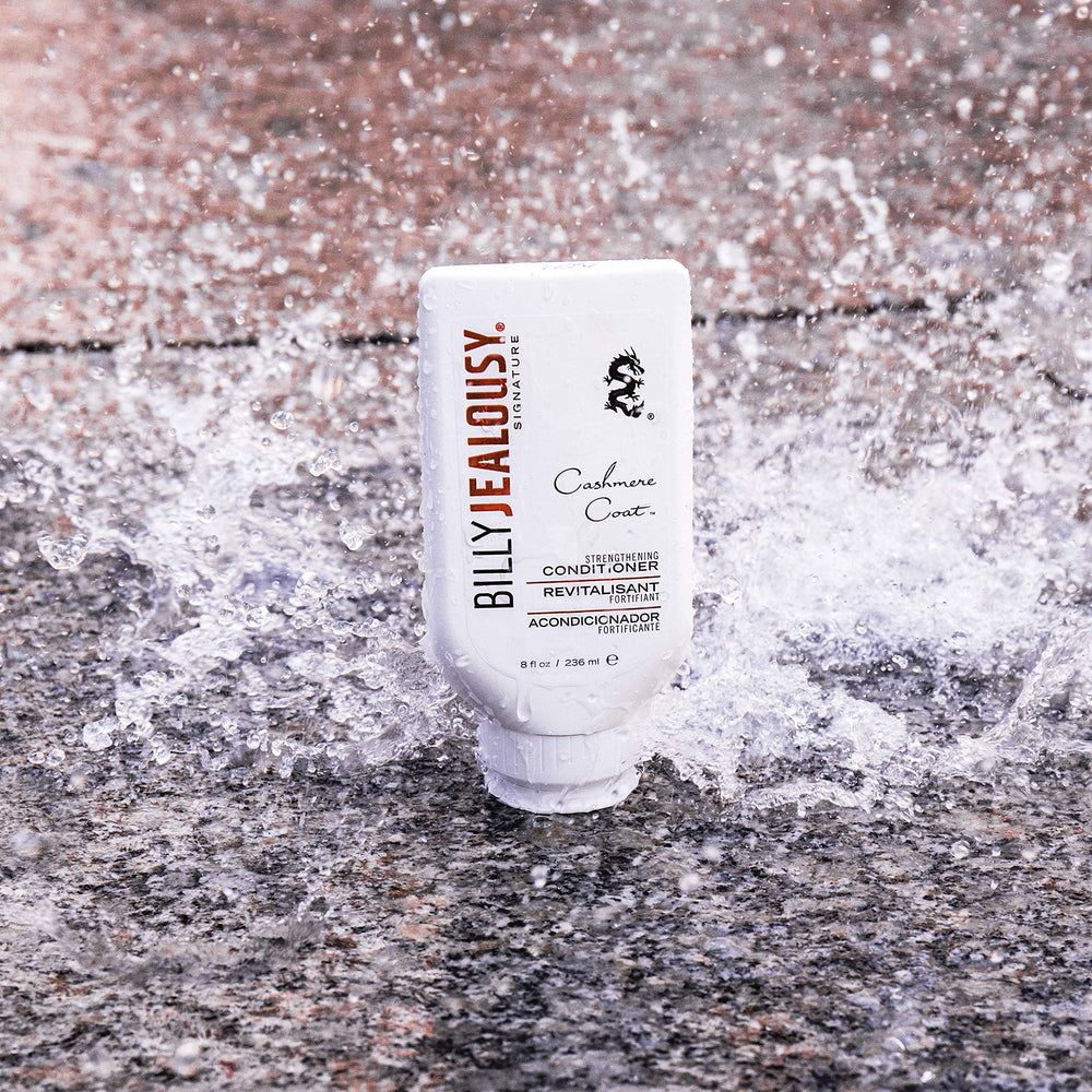 Billy Jealousy Cashmere Coat swertia extract close-up—helps block DHT and sebum buildup.