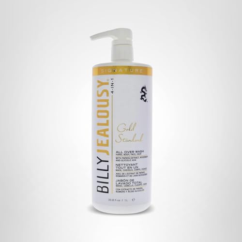 After-gym shower setup with Gold Standard wash for a fresh start