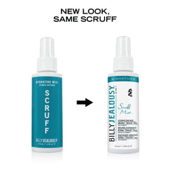 Billy Jealousy Scruff Mist spray action refreshing stubble and skin