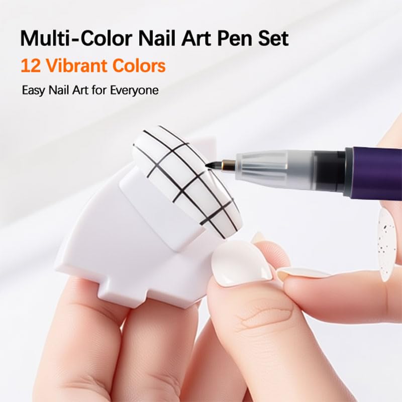 Bimiubimiu mess-free markers keep nails tidy and clean.