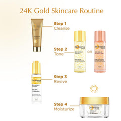 After use, skin looks luminous and revitalized with subtle glow