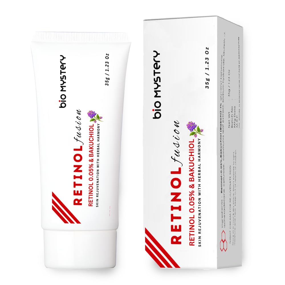 Bio Mystery Retinol Fusion Cream bottle for nightly skincare ritual