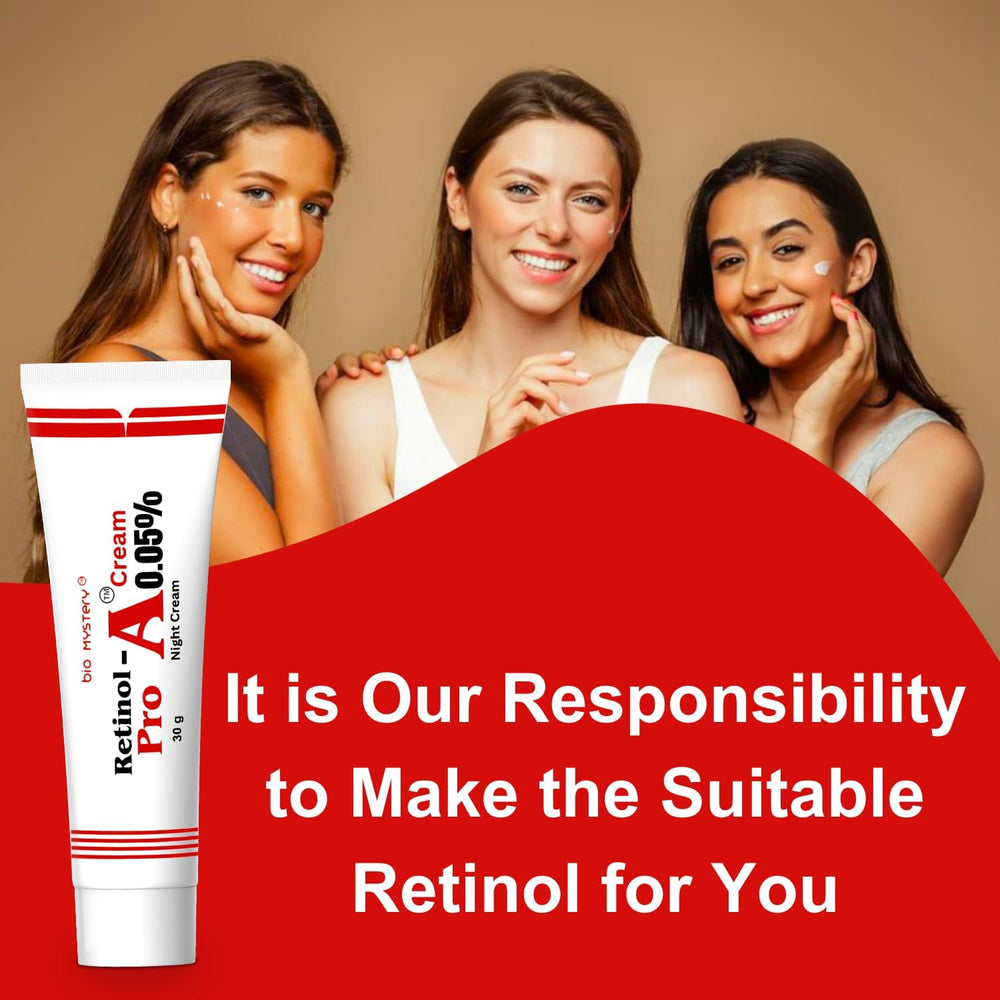 Bio Mystery Retinol Pro 0.05 night cream side view.