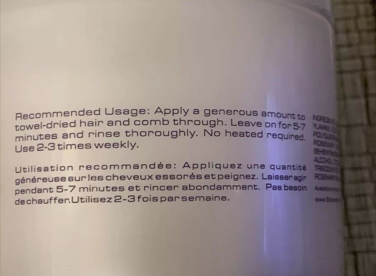Application scene of Bio PureOils keratin mask for a quick 30-second treatment