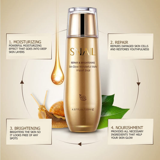 BioAQUA Repair snail mucin cream texture swirl emphasizing rich moisture