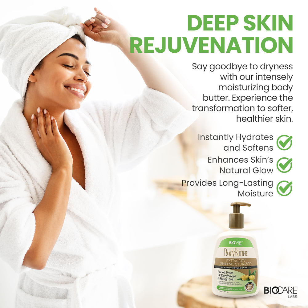 Biocare Labs Dermatologist-tested label indicating trusted hydration without harsh additives.