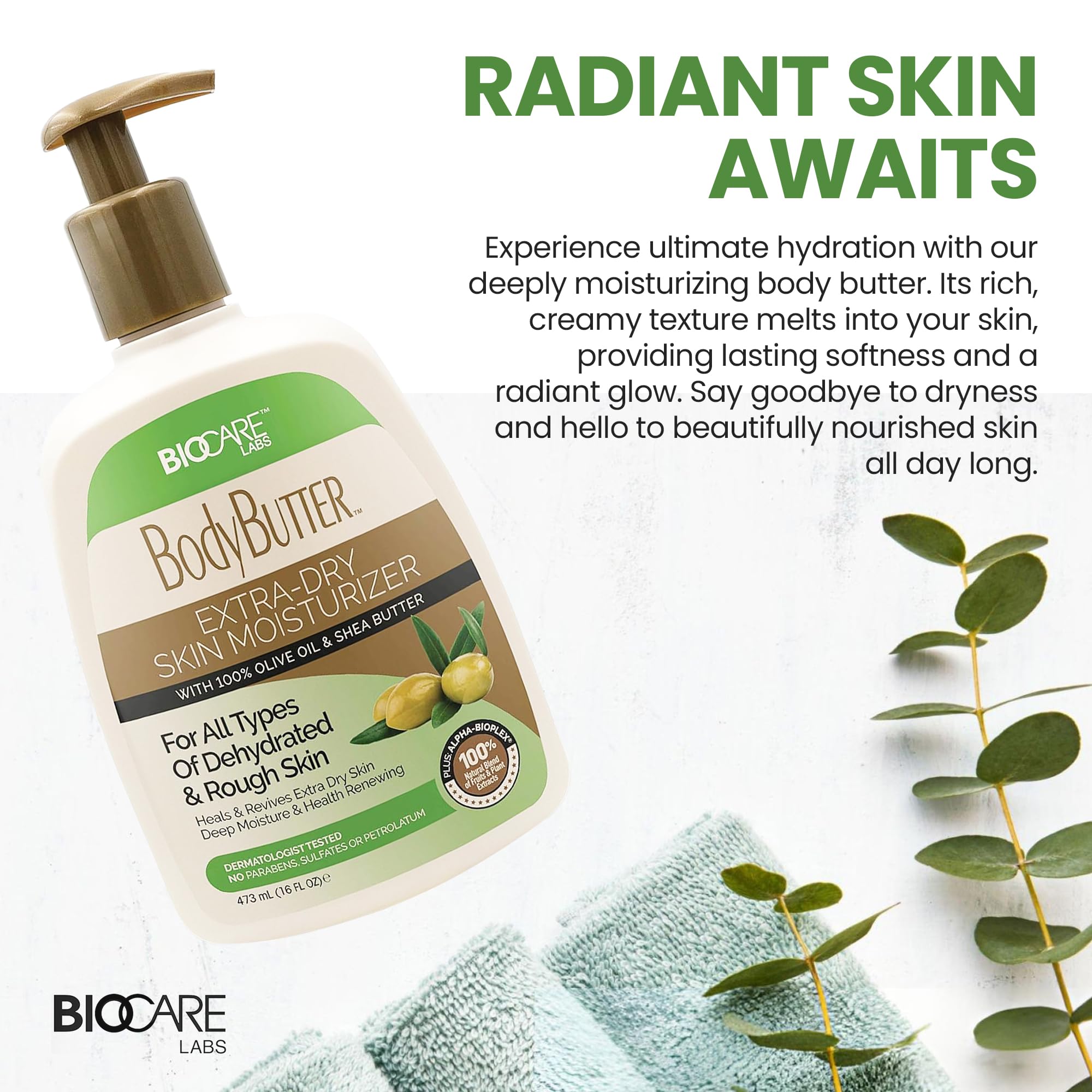 Biocare Labs Vitamin E component emphasizing antioxidant-rich nourishment for skin.