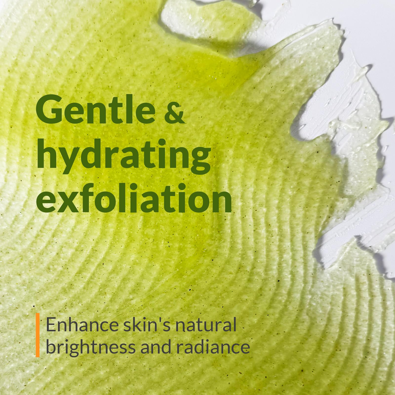 BIOCHEM Fruit Gel Face Scrub applied to damp skin for cleansing