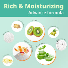 BIOCHEM Fruit Gel Face Scrub demonstrates pore cleansing action