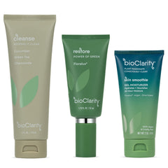 BioClarity 3 Step Cleanse bottle shows a gentle purifying face wash.