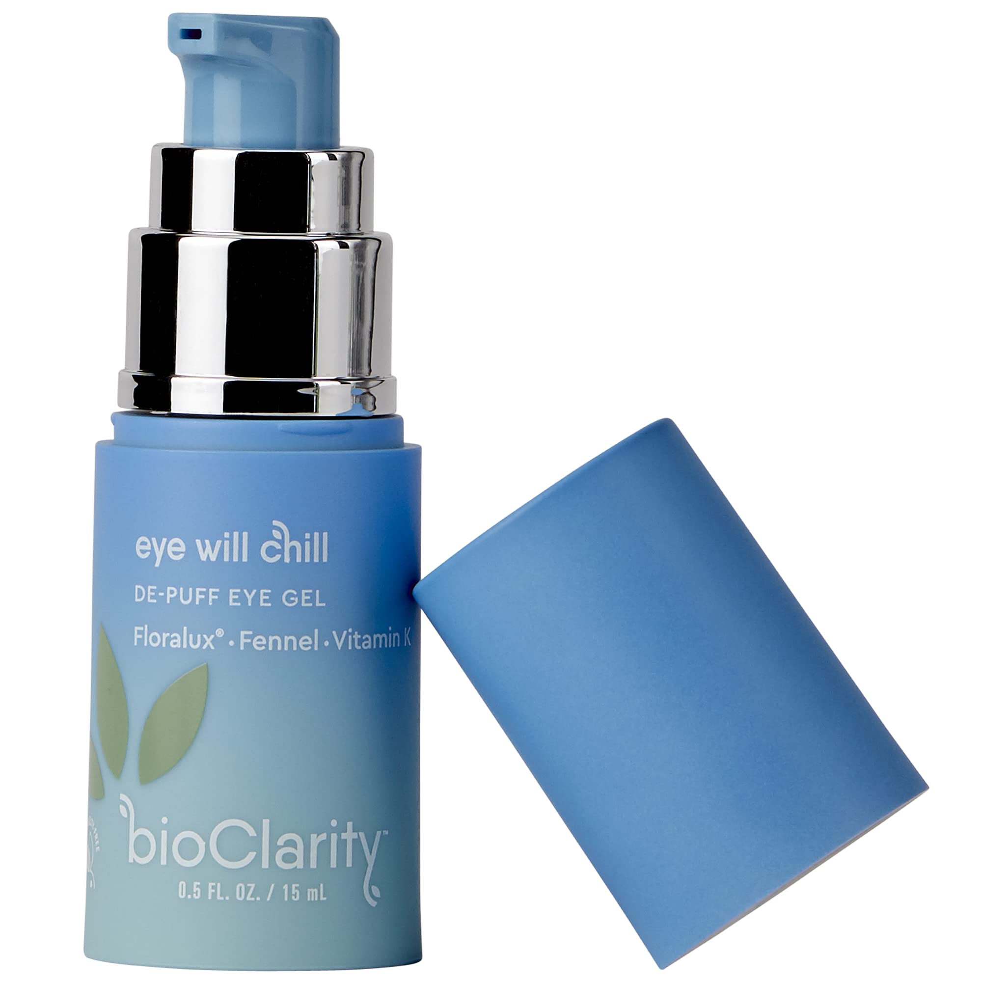 BioClarity Eye Will Chill texture swatch shows lightweight, fast-absorbing hydration for daytime use.