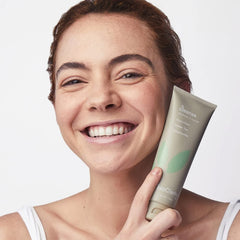 BioClarity cleanser close-up foam texture for a fresh, thorough wash.