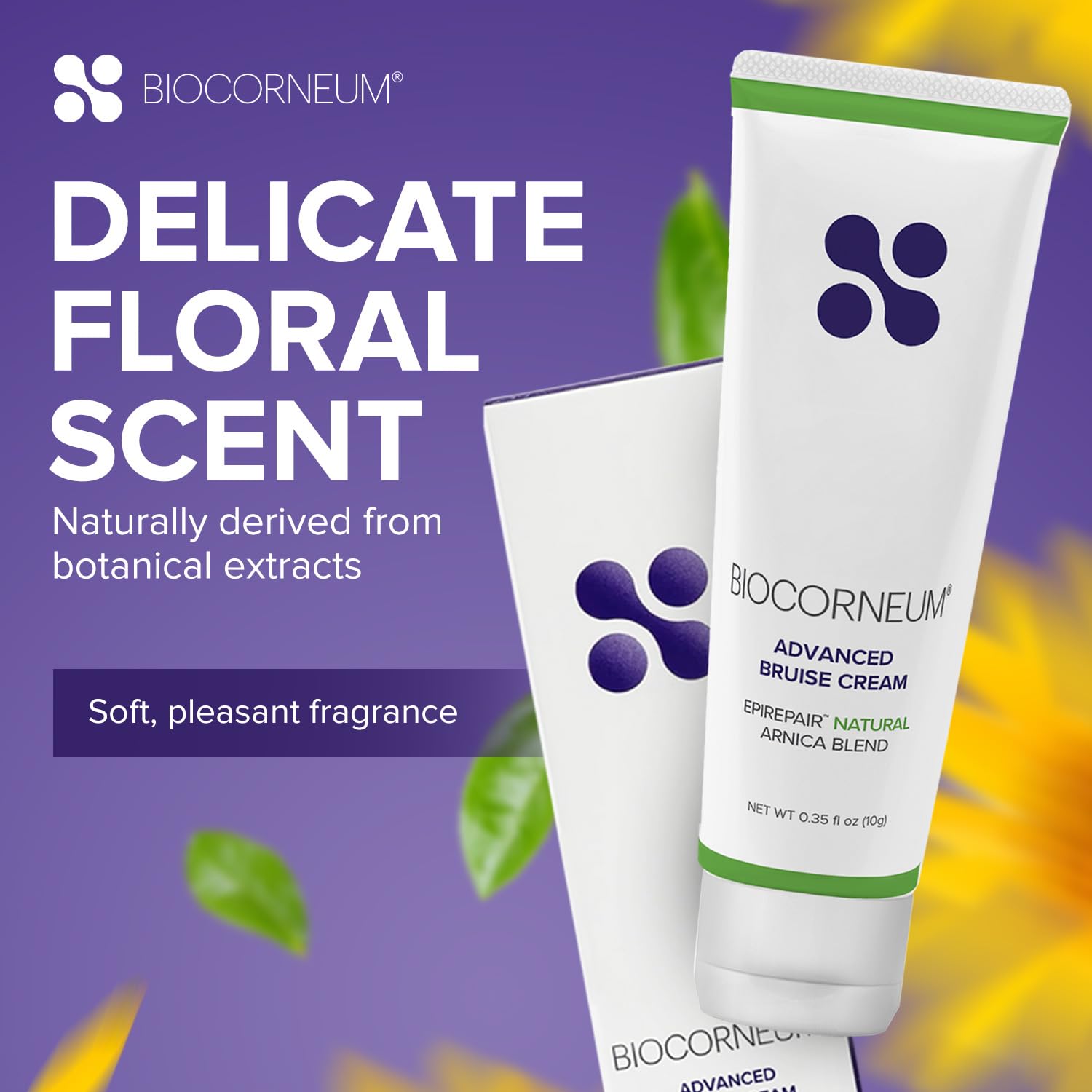 BIOCORNEUM Cream layered with makeup demonstrates seamless daily routine.