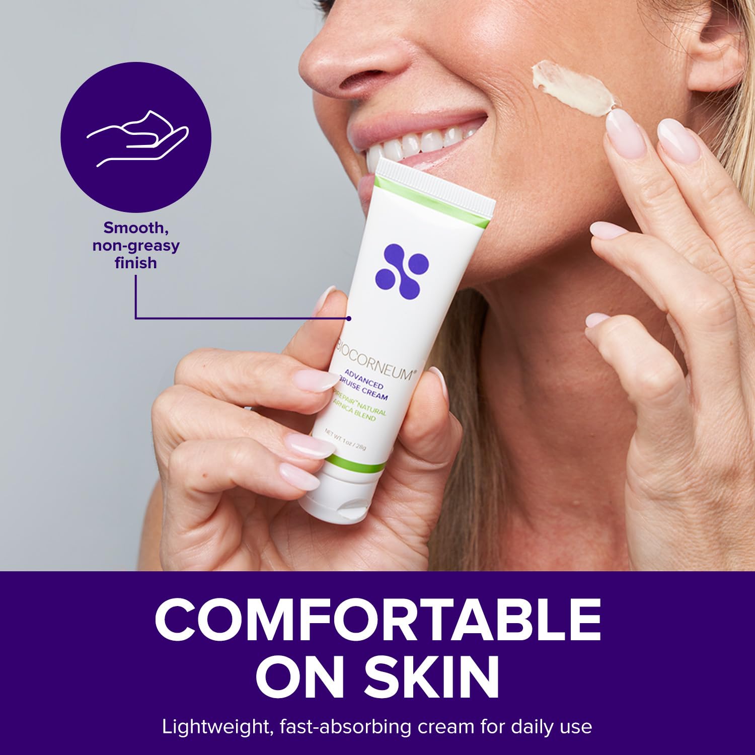 BIOCORNEUM Lightweight fast-absorbing cream ready for layering with skincare.