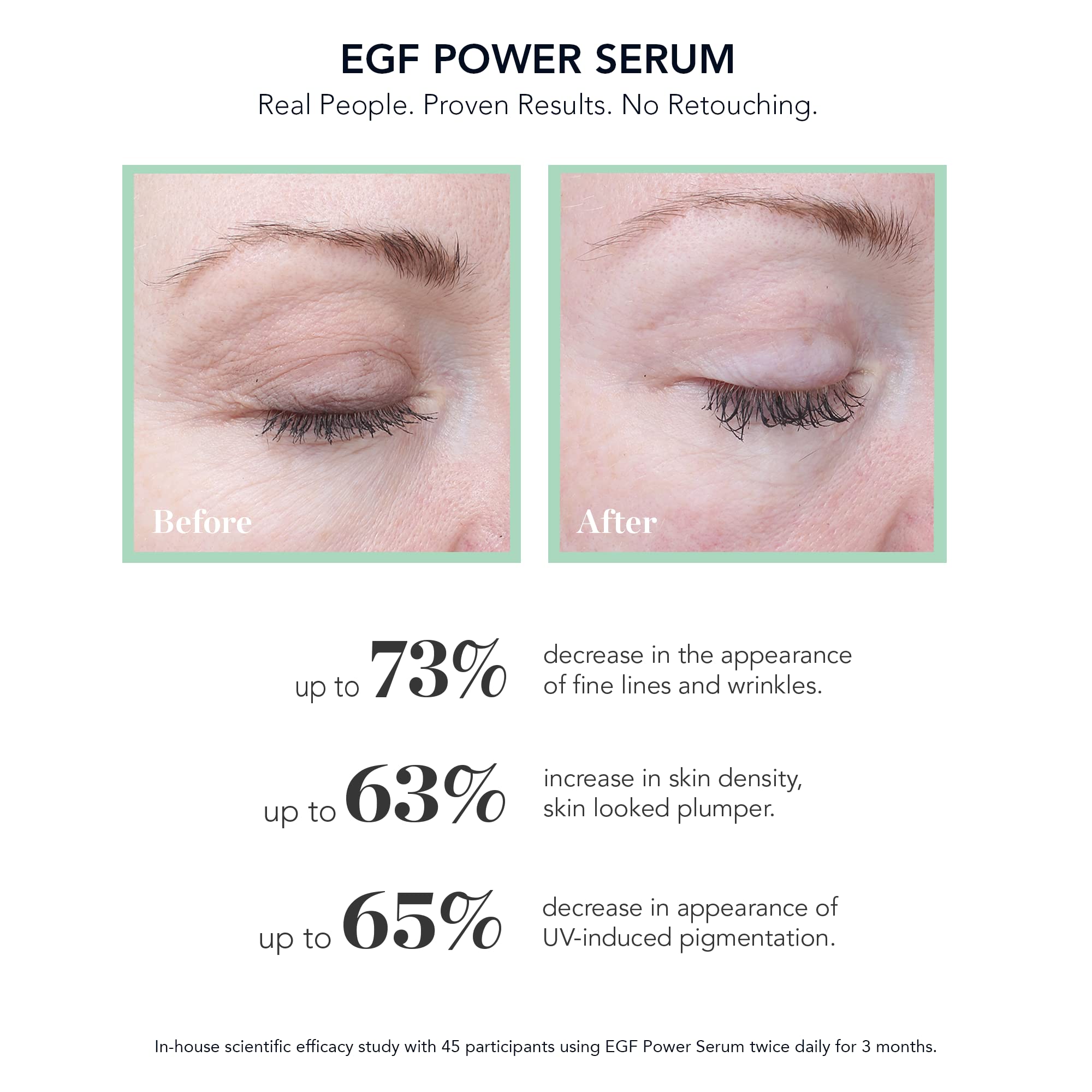 BIOEFFECT EGF Power Serum on a clean background highlights a clean beauty formula.