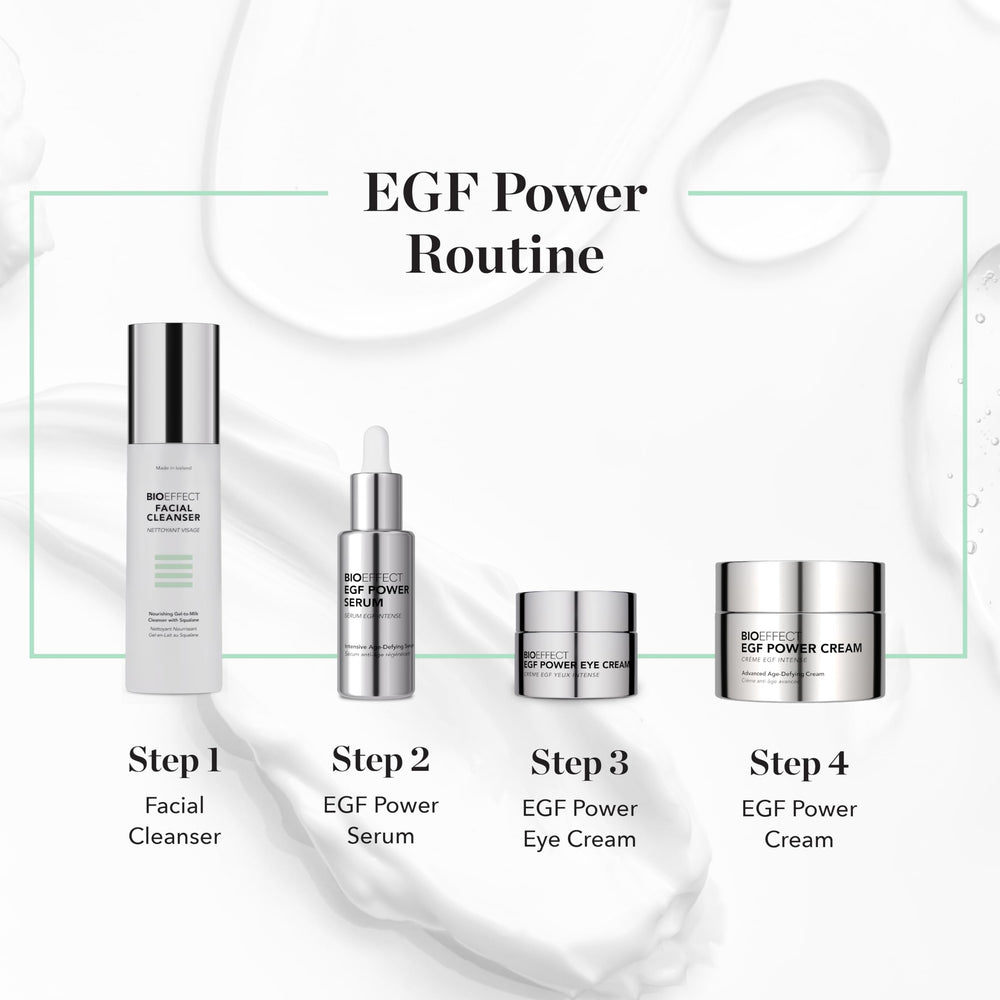 BIOEFFECT EGF Power Serum integrated into daily routine for consistent hydration.