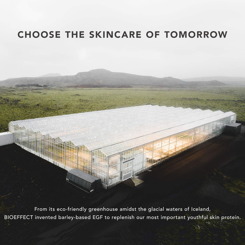 Bioeffect EGF Serum packaging highlights safety and purity.