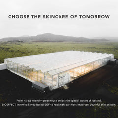 Bioeffect EGF Serum packaging highlights safety and purity.