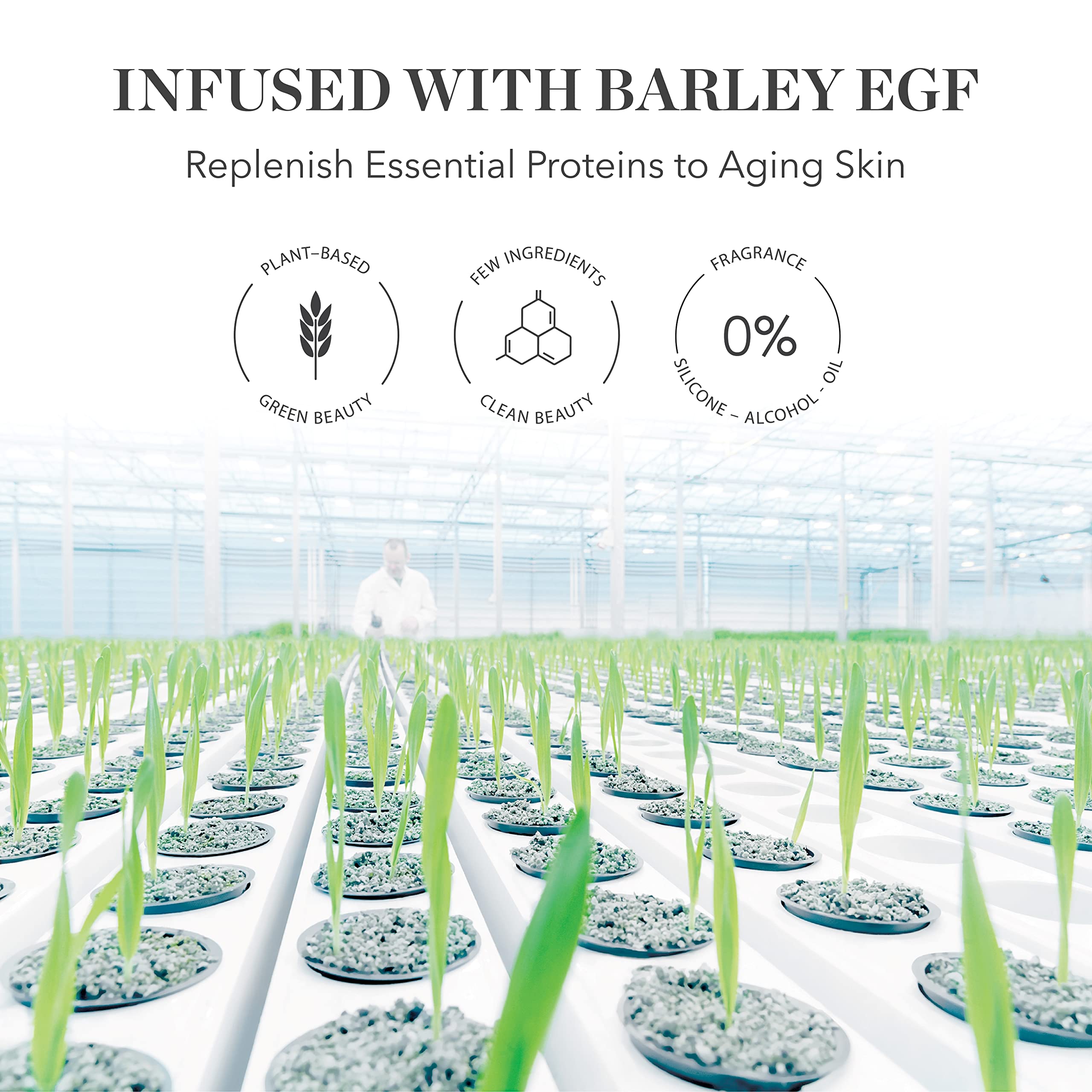 Bioeffect EGF Serum using sensitive skin context, fragrance-free formula.