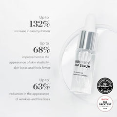 Bioeffect EGF Serum pump demonstrates precise dosing for convenient application.