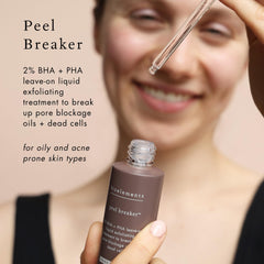 Bioelements Peel Breaker dispense pump illustrating easy liquid application