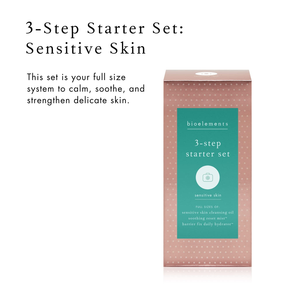 Bioelements soothing reset mist toner bottle provides hydration and redness calming benefits.