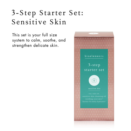 Bioelements soothing reset mist toner bottle provides hydration and redness calming benefits.