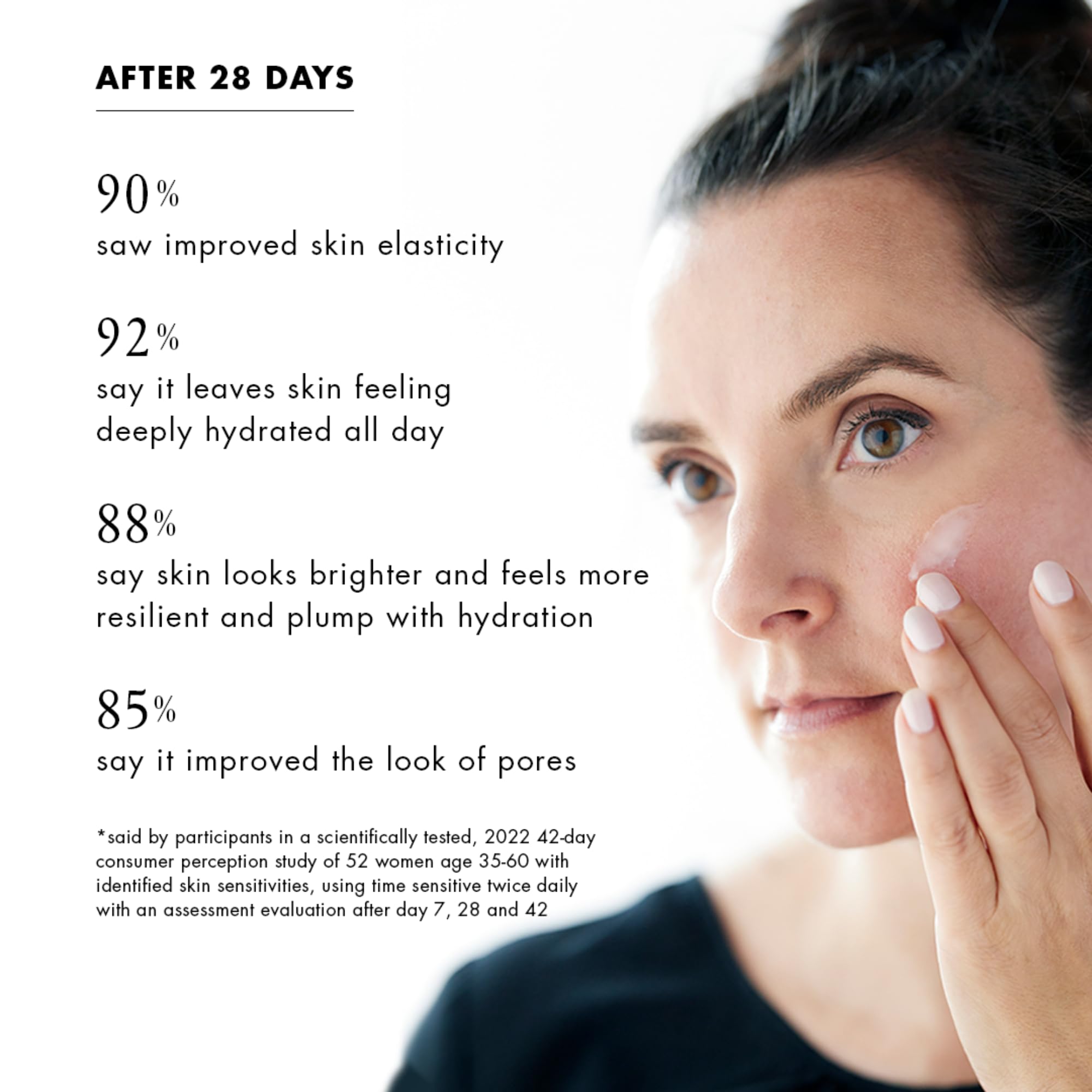 Bioelements Time Sensitive with bakuchiol detail emphasizes natural retinol-alternative benefits.