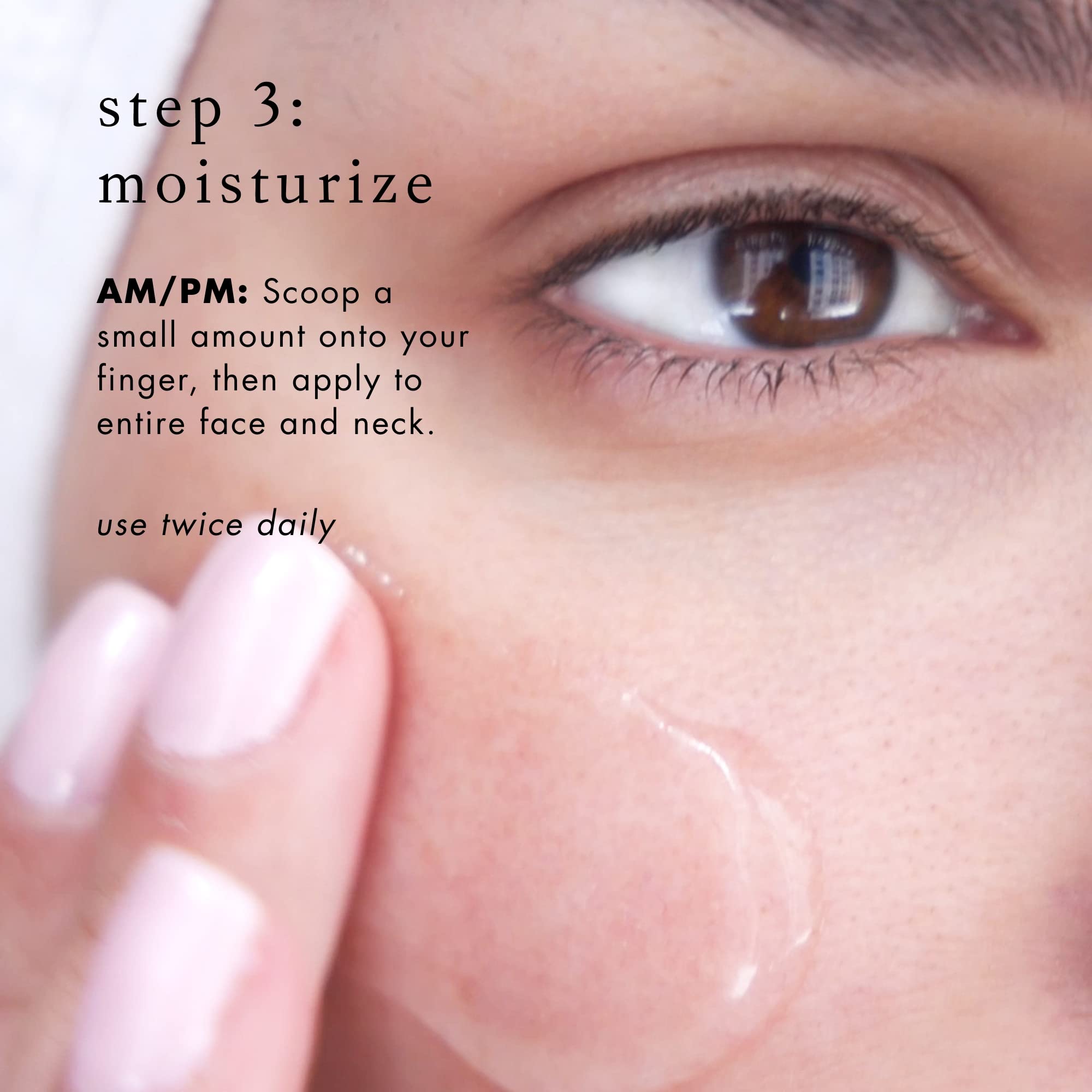 Bioelements Equalizer Toner applied with gentle drops illustrating toning hydration.