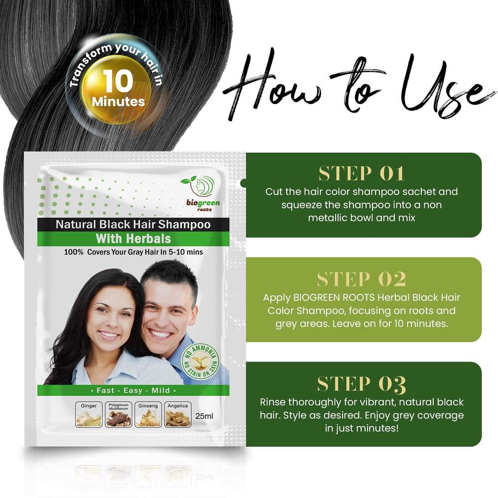 BIOGREEN ROOTS refreshing botanical scent enhances daily hair care