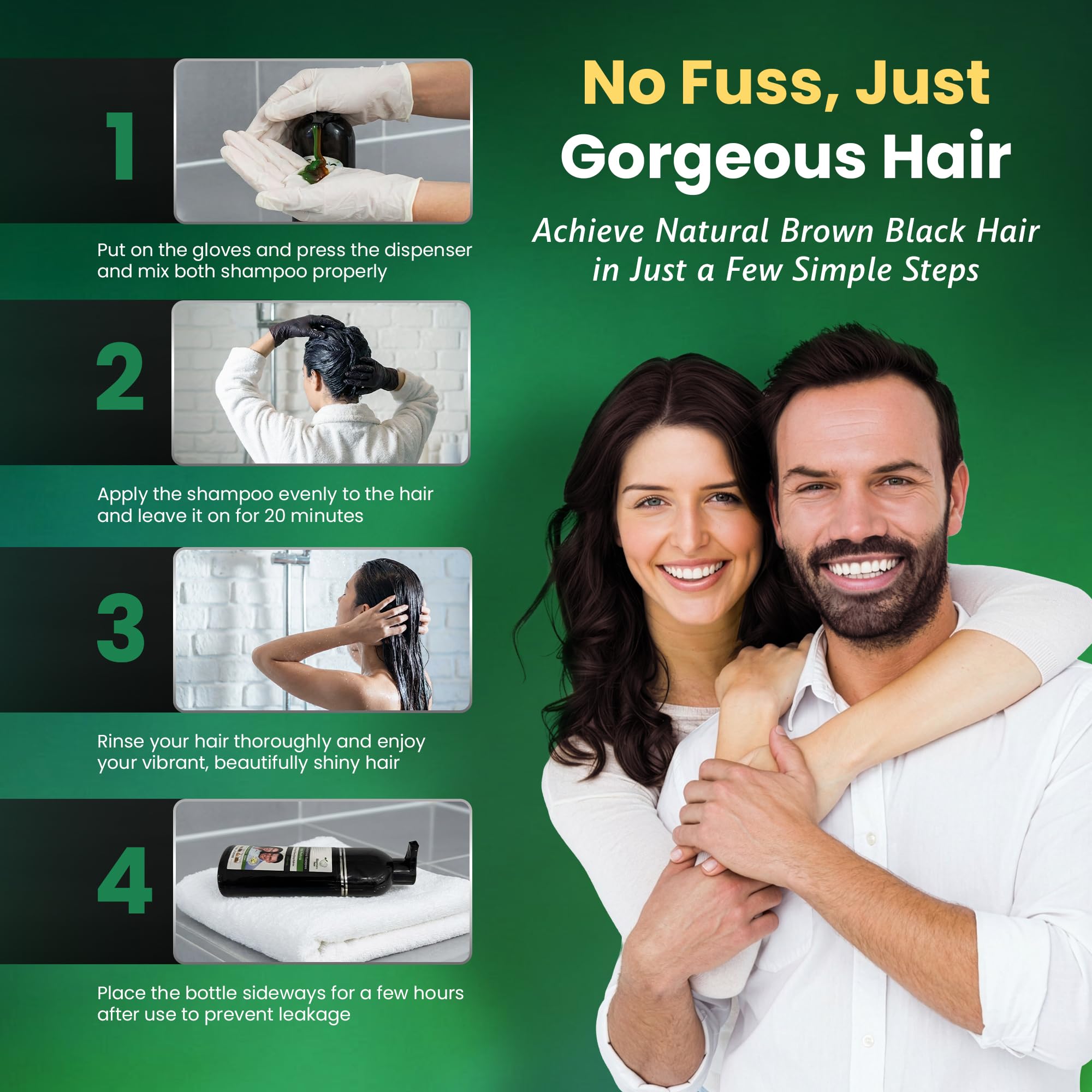 Coconut extract adds hydration in Biogreen Roots color shampoo