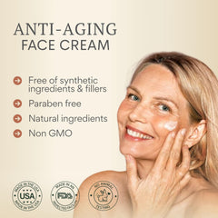 BIOLABS PRO Hyaluronic acid hydration illustration highlights lasting moisture and plump skin