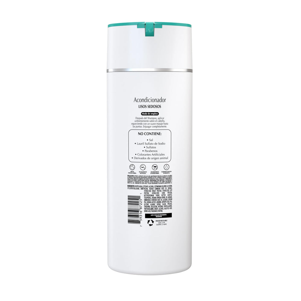 Bioland Keratin Oil Conditioner pump demonstrates easy, mess-free application for smoother hair.