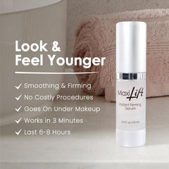 BioLogic Solutions MaxiLift Serum 2-pack packaging highlights value and convenience.