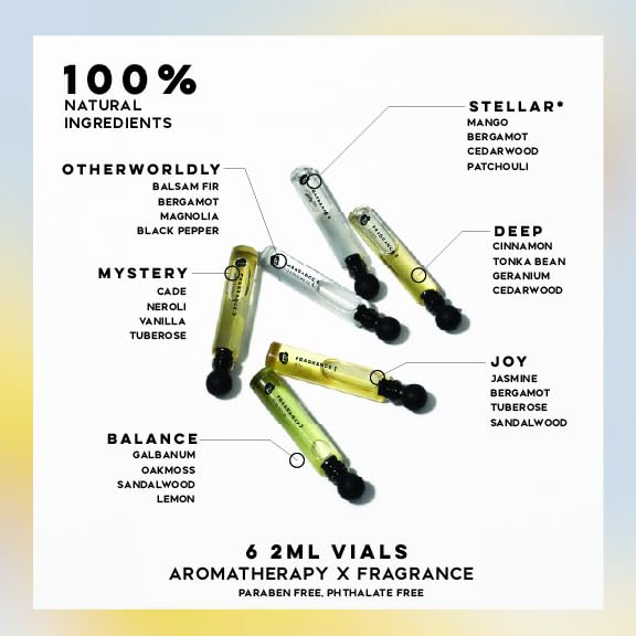 Biology Discovery Set 6x2ml vials arranged for easy sampling and gifting