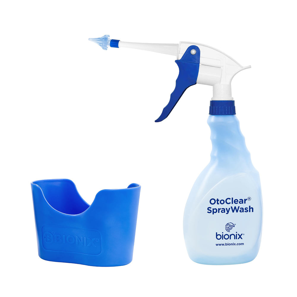 Bionix OtoClear tip set demonstrates safe, directional ear irrigation.