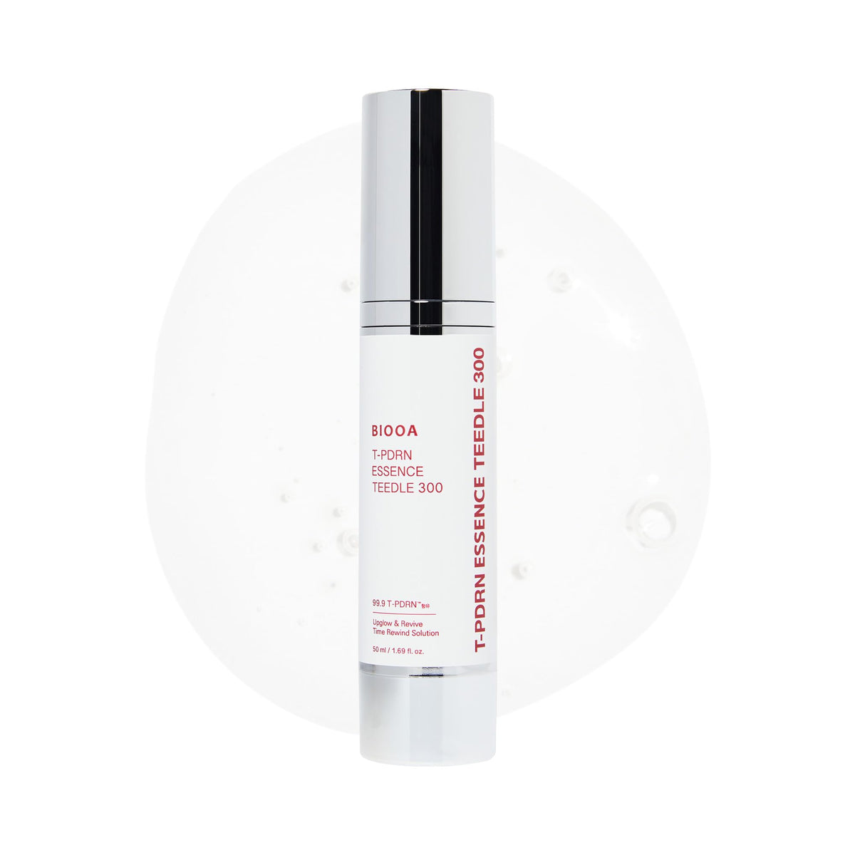 BIOOA PDRN Teedle Shot 300 bottle close-up for premium night care routine