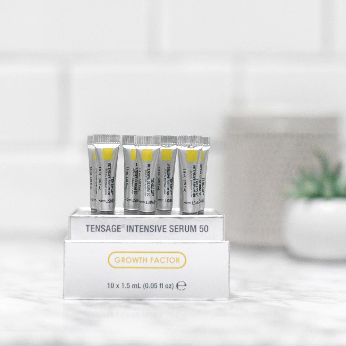 Biopelle Tensage Intensive Serum packaging with premium branding.