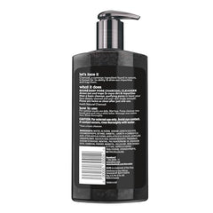 Biore charcoal cleanser forms rich foam to purify pores effectively.